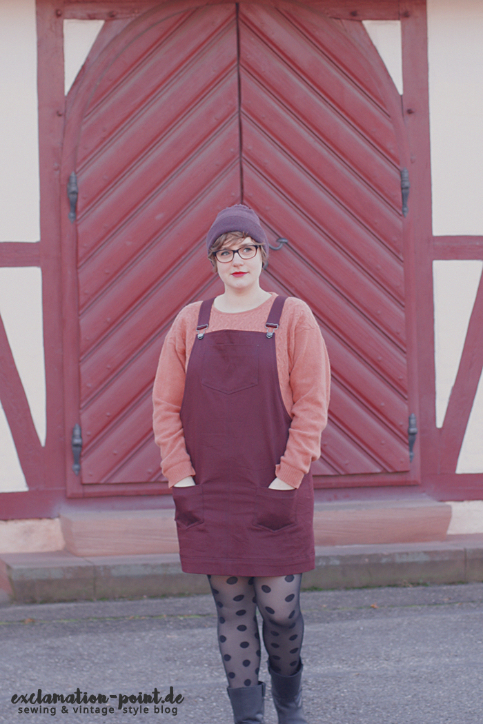 Tilly and the Buttons Cleo dungaree dress review ( and 4 helpful tips for sewing those pockets!)
