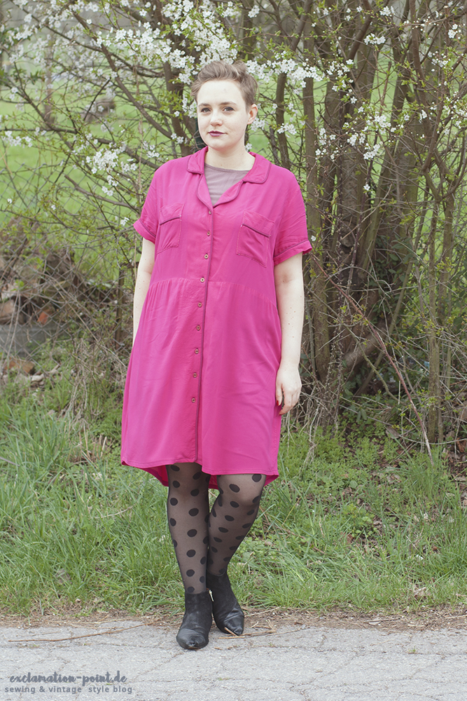 Closet Case Patterns hack: Carolyn Pajamas into dress!